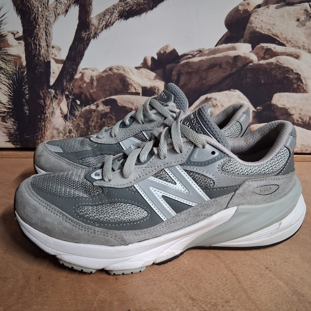 New Balance 990v6 Made in USA Womens 7 Grey Running Shoes W990GL6 ENCAP NICE!